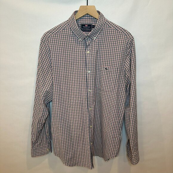 Vineyard vines, performance classic fit Tucker shirt, button-down dress shirt L